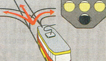 трамвайный светофор запрещает движение